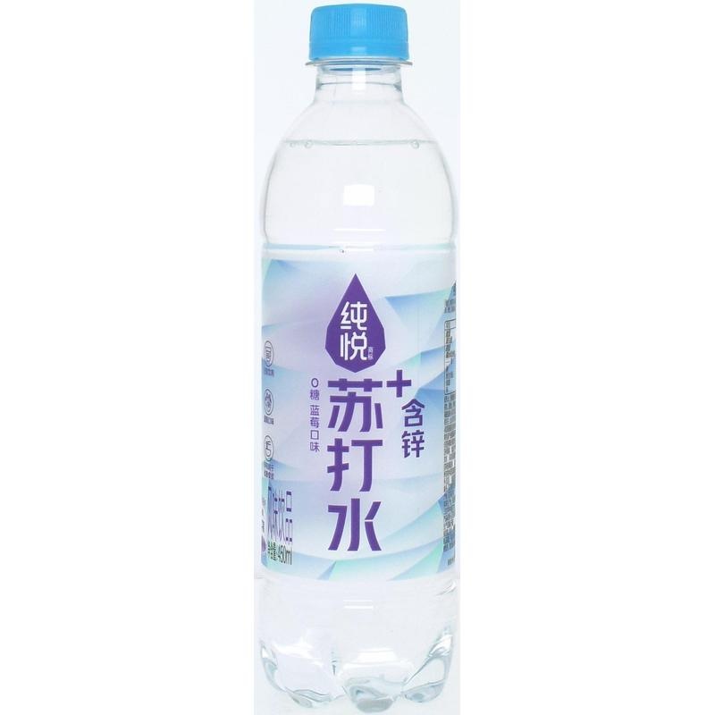 纯悦含锌苏打水风味饮品