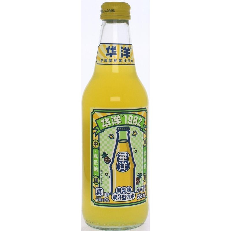 华洋风味汽水凤梨味358ml