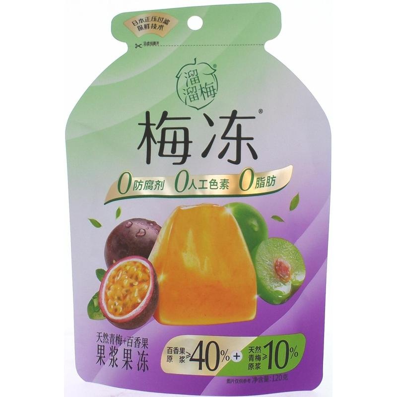 溜溜梅梅冻蒟蒻果冻天然青梅+百香果
