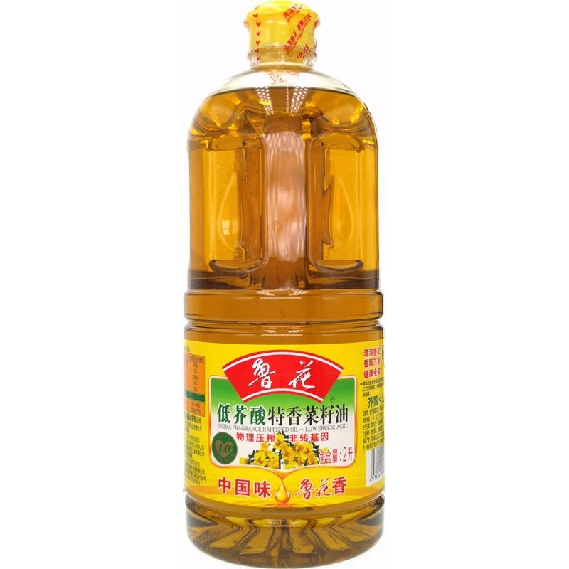 鲁花压榨特香菜籽油2升