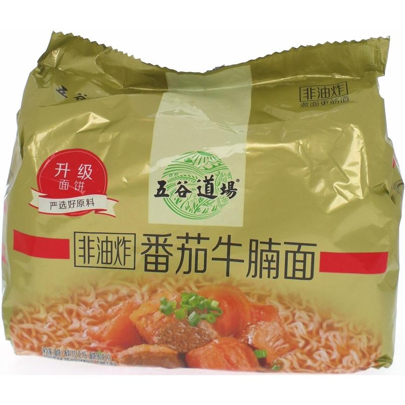 五谷道场番茄牛腩面五连包