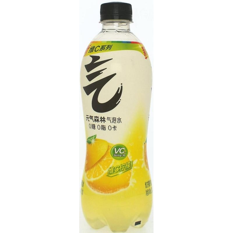 元气森林柠檬味苏打气泡水480ml