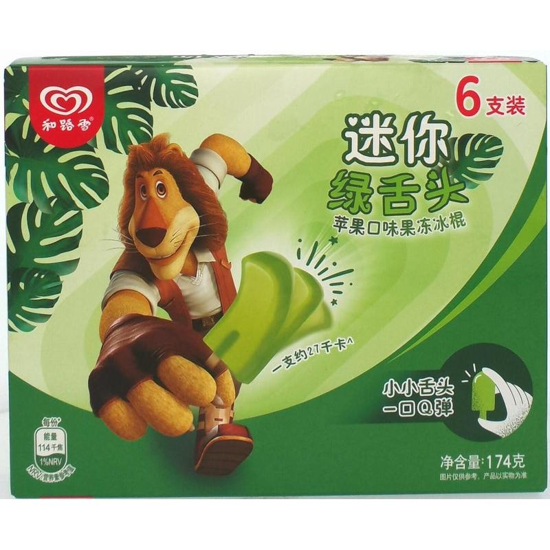 和路雪迷你绿舌头6支