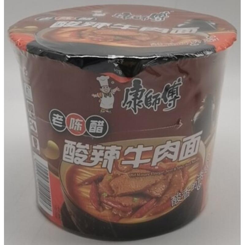康师傅酸辣牛肉面
