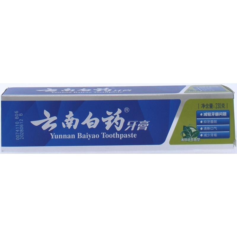云南白药薄荷清爽型牙膏230g