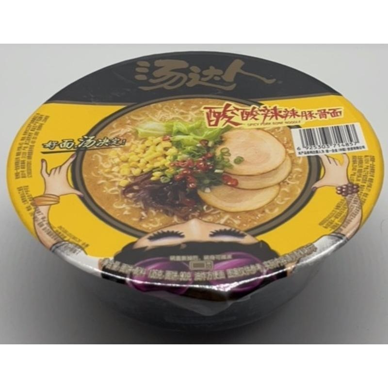 统一汤达人酸酸辣辣豚骨面