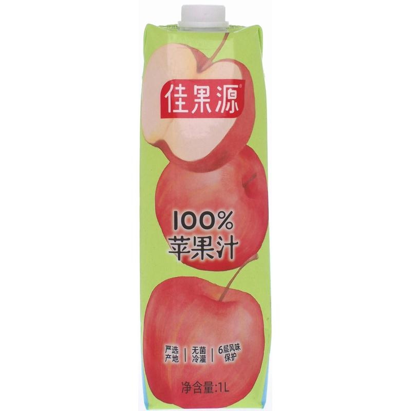 佳果源100%苹果汁1L1L