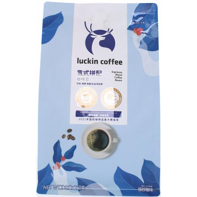 瑞幸意式拼配咖啡豆