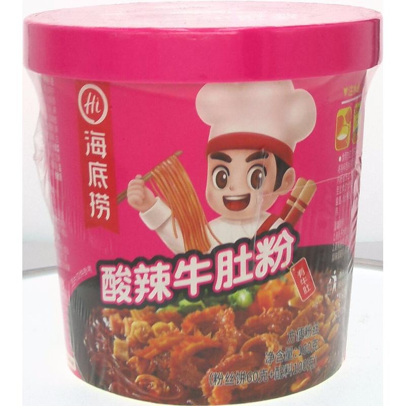 海底捞酸辣牛肚粉160g
