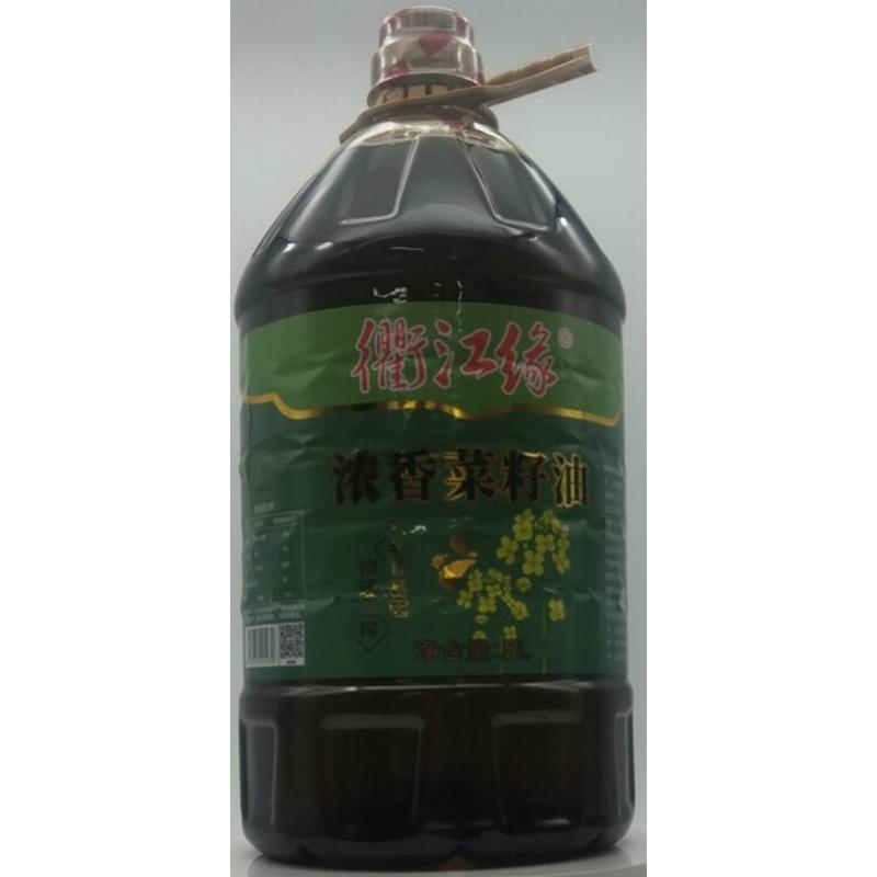 衢江缘非转压榨浓香菜籽油