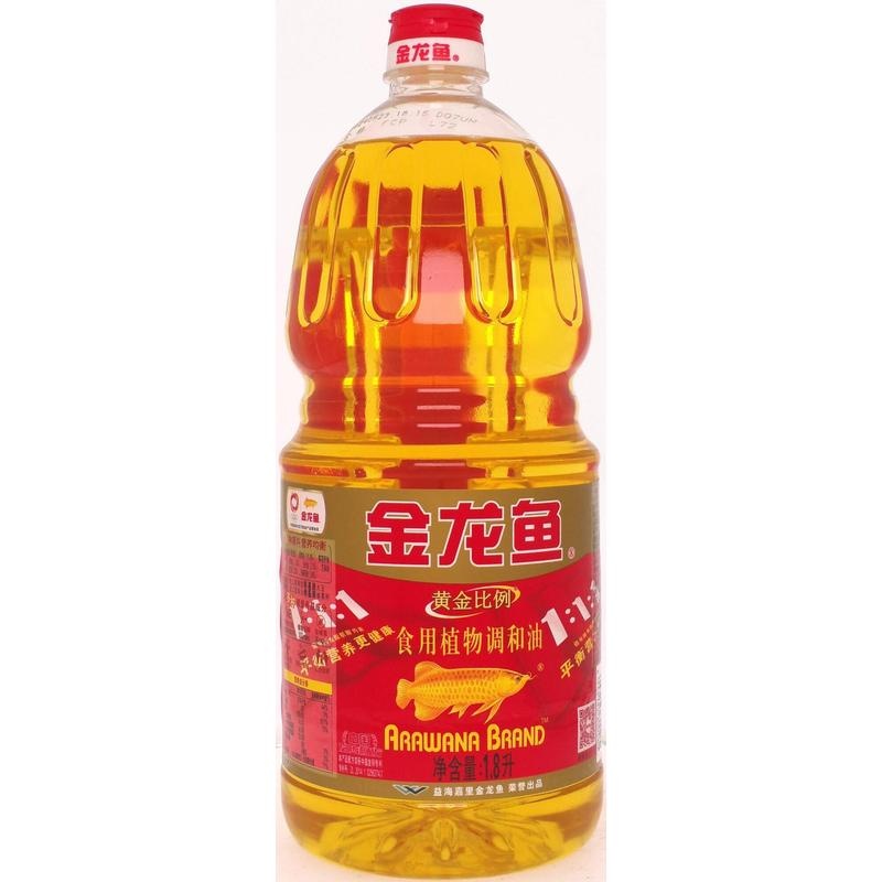 金龙鱼黄金比例食用调和油1.8L