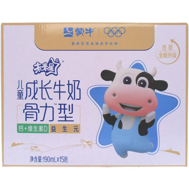 蒙牛未来星儿童成长牛奶骨力型190ml*15
