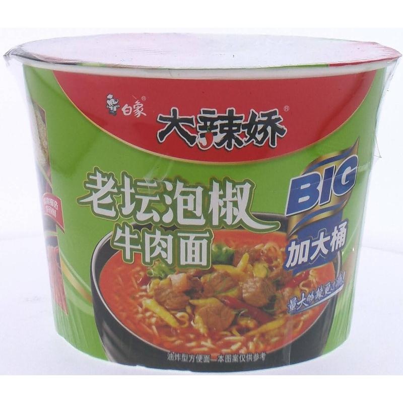 白象大辣娇老坛泡椒牛肉面