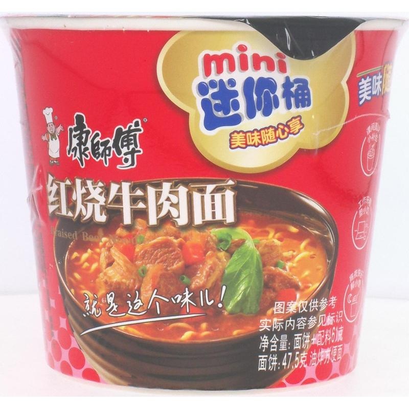 康师傅红烧牛肉杯面
