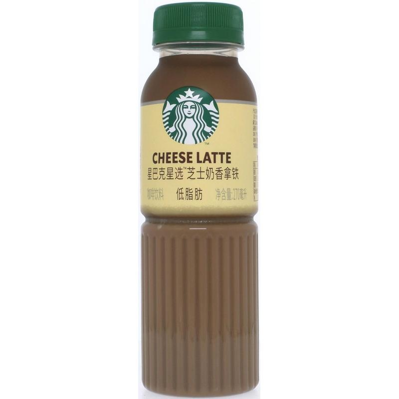 星巴克星选芝士奶香拿铁咖啡饮料270ml