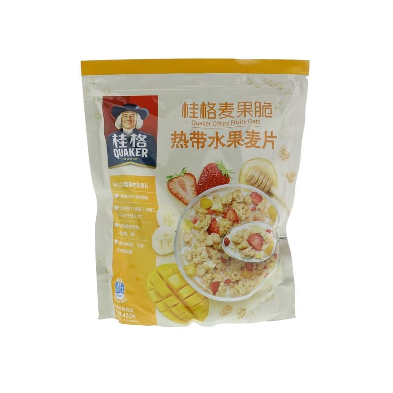 桂格麦果脆热带水果麦片