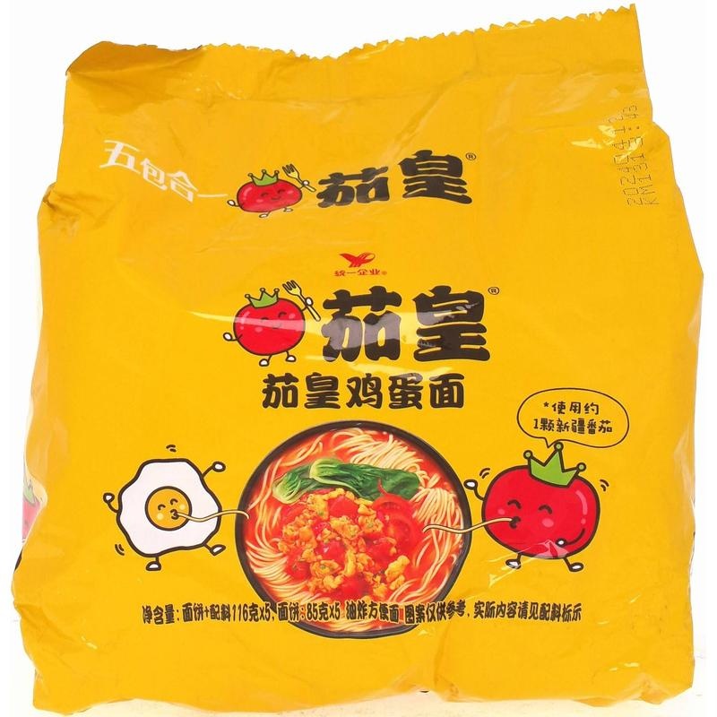 统一茄皇番茄鸡蛋味116g*5包