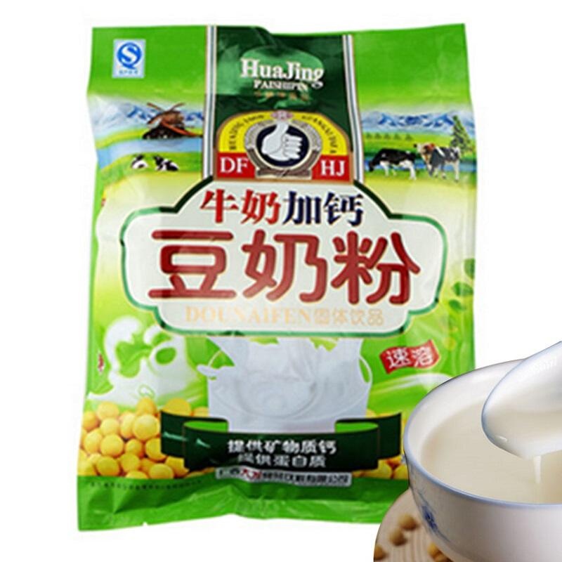华精牛奶加钙豆奶粉600g