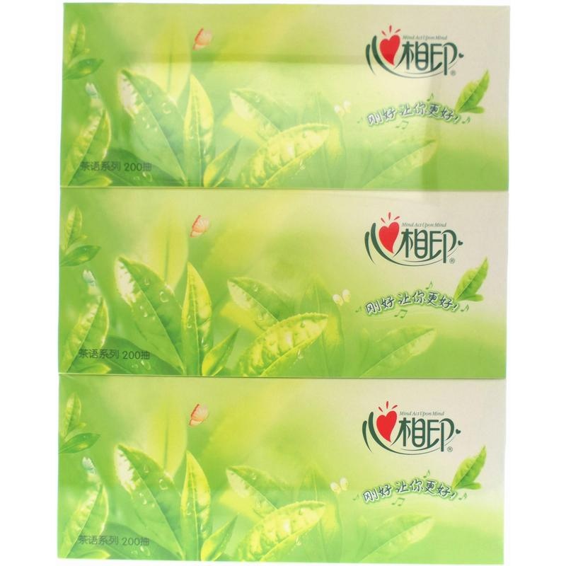 心相印茶语200抽盒纸3盒