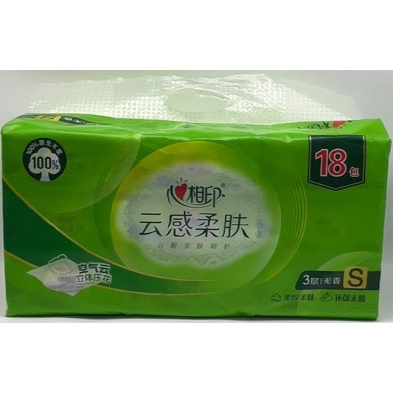 心相印云感系列牌纸面巾18包