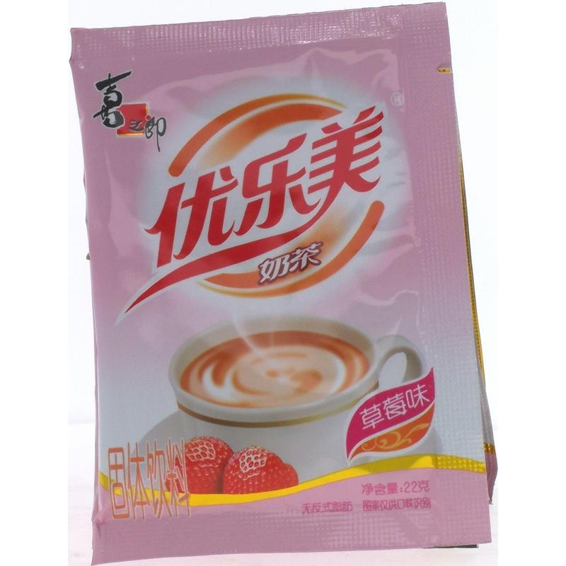 优乐美草莓味奶茶