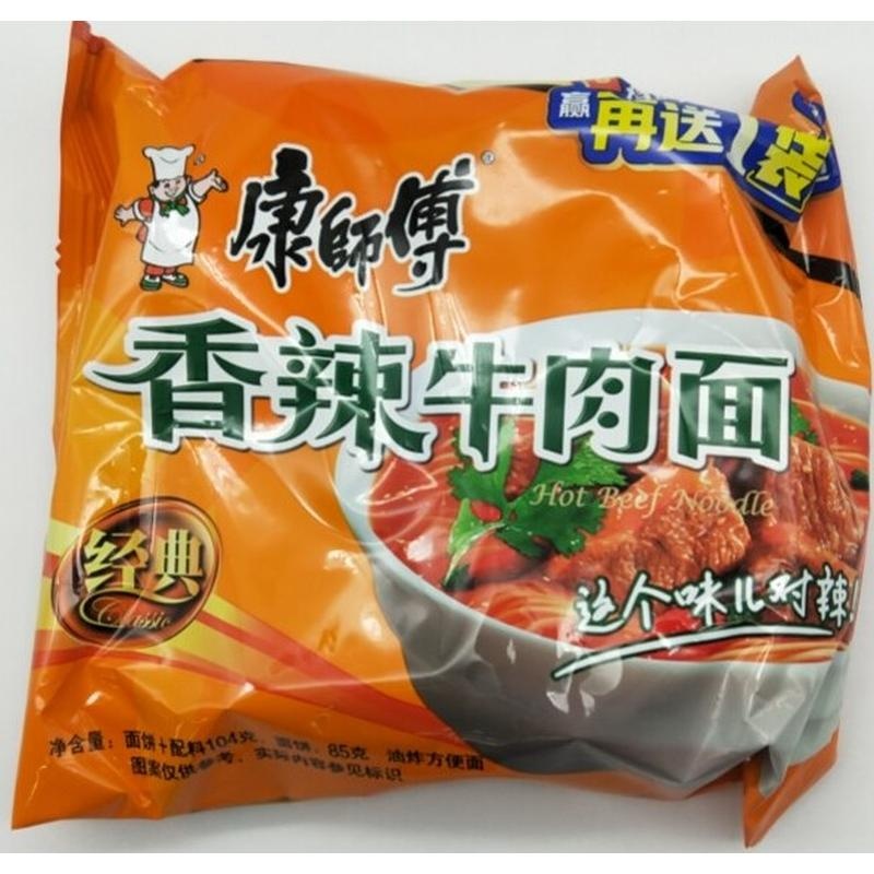 康师傅香辣牛肉面99g