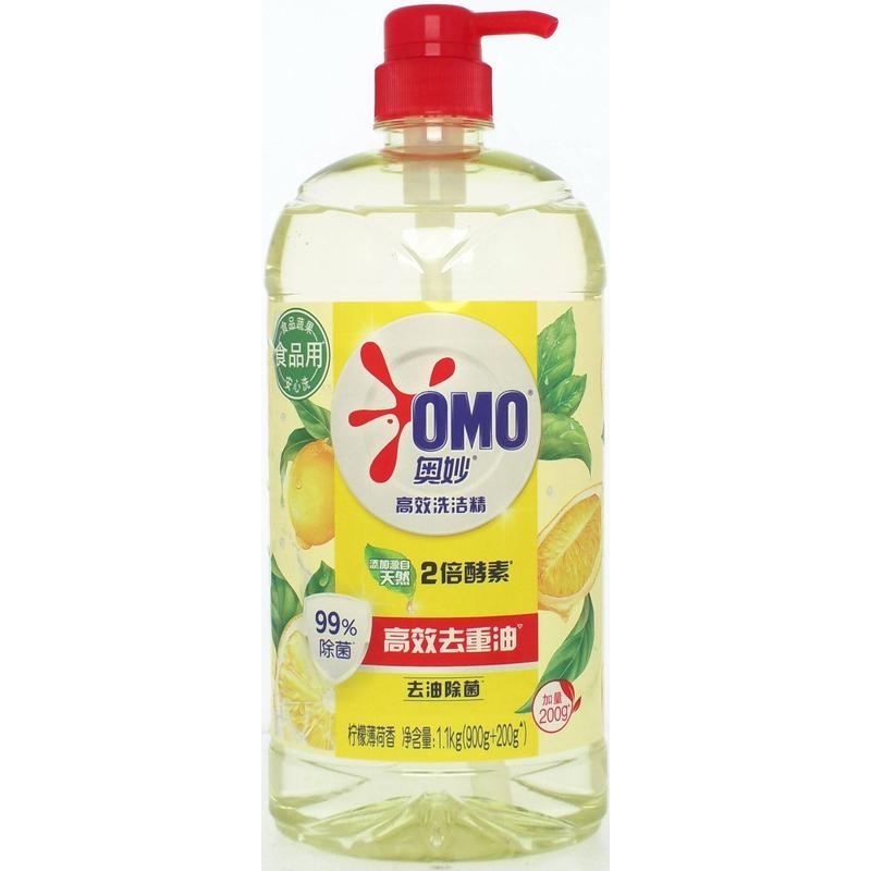 奥妙柠檬薄荷洗洁精1.1kg