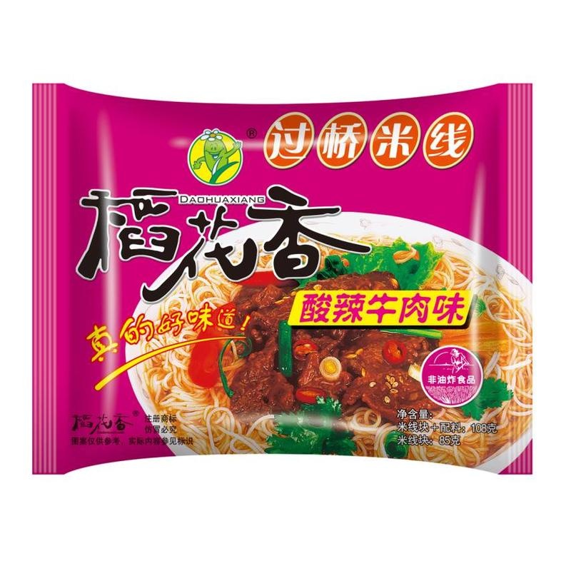 稻花香酸辣牛肉过桥米线108g