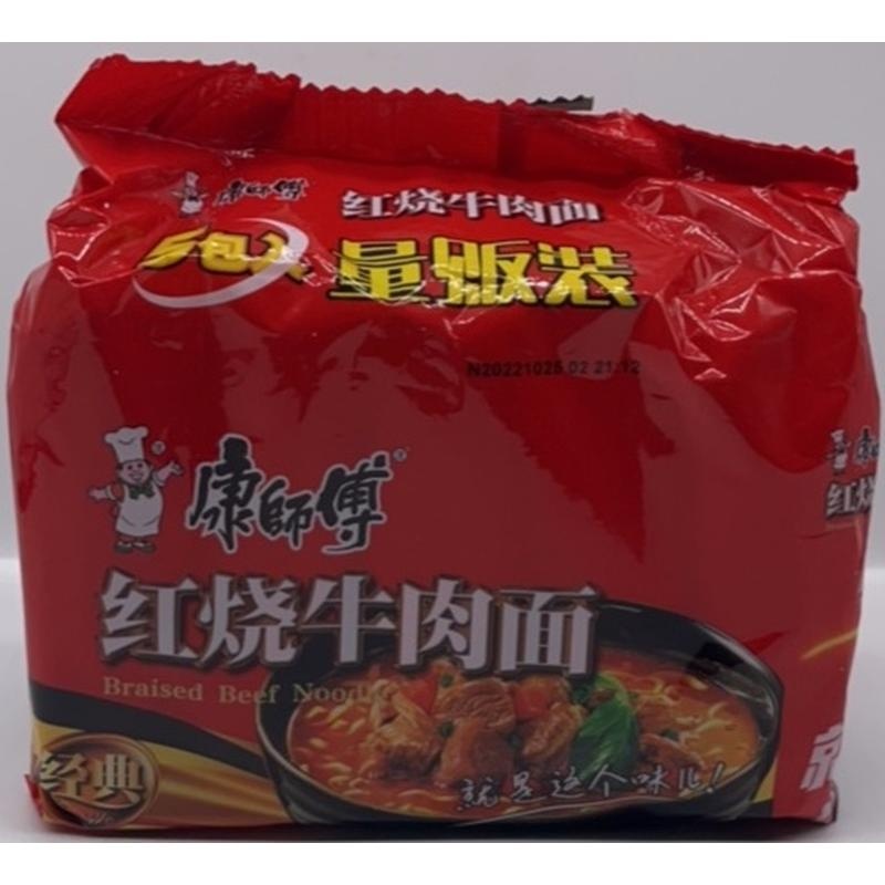 康师傅红烧牛肉五连包