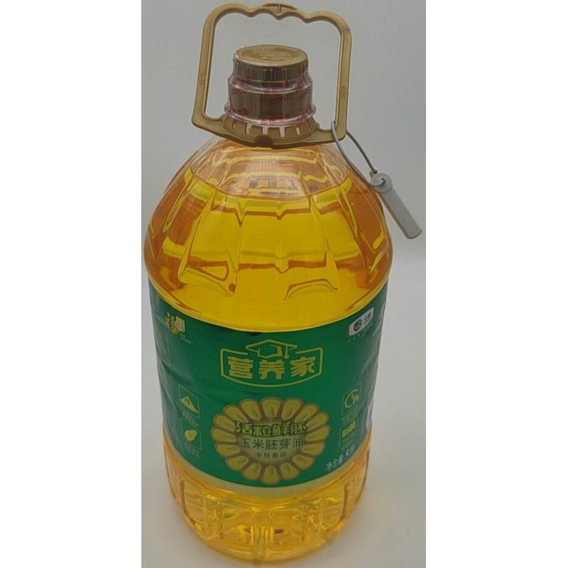 福临门营养家活粒鲜胚玉米胚芽油5L