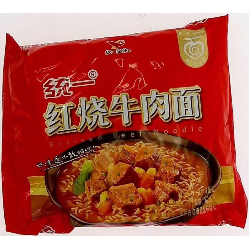 统一100红烧牛肉面