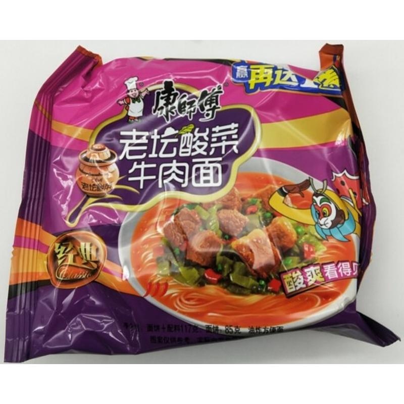康师傅老坛酸菜牛肉面