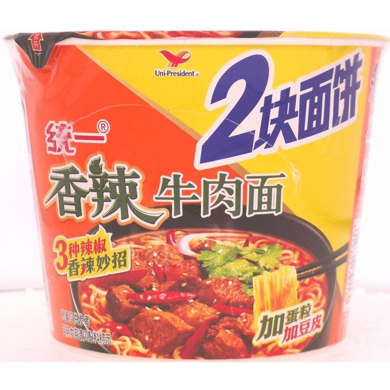 统一香辣牛肉面140g