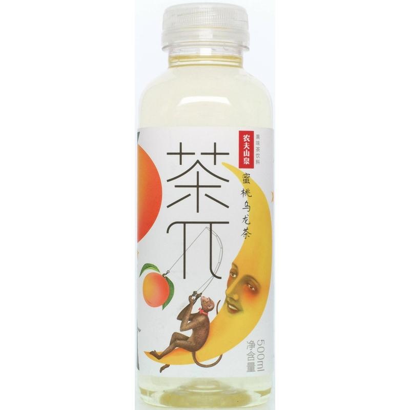 农夫山泉蜜桃乌龙茶500ml（茶π）