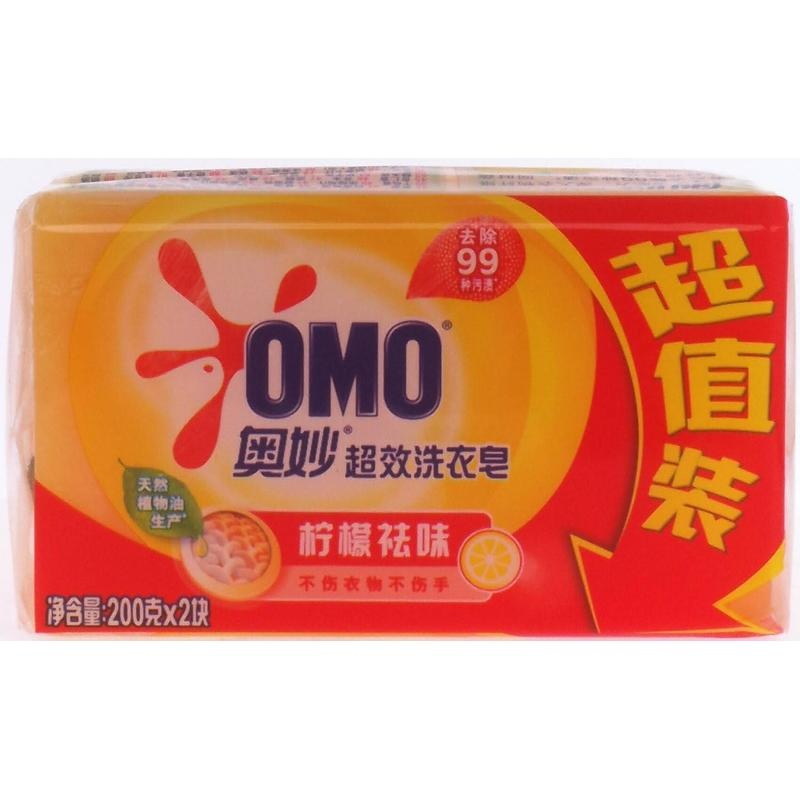 奥妙超效洗衣皂200g*2