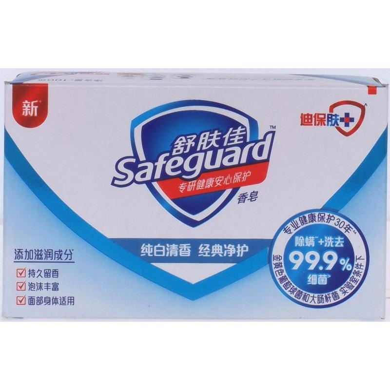 舒肤佳纯白清香型香皂100g