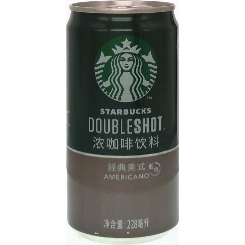 星巴克星倍醇经典美式浓咖啡饮料228ml