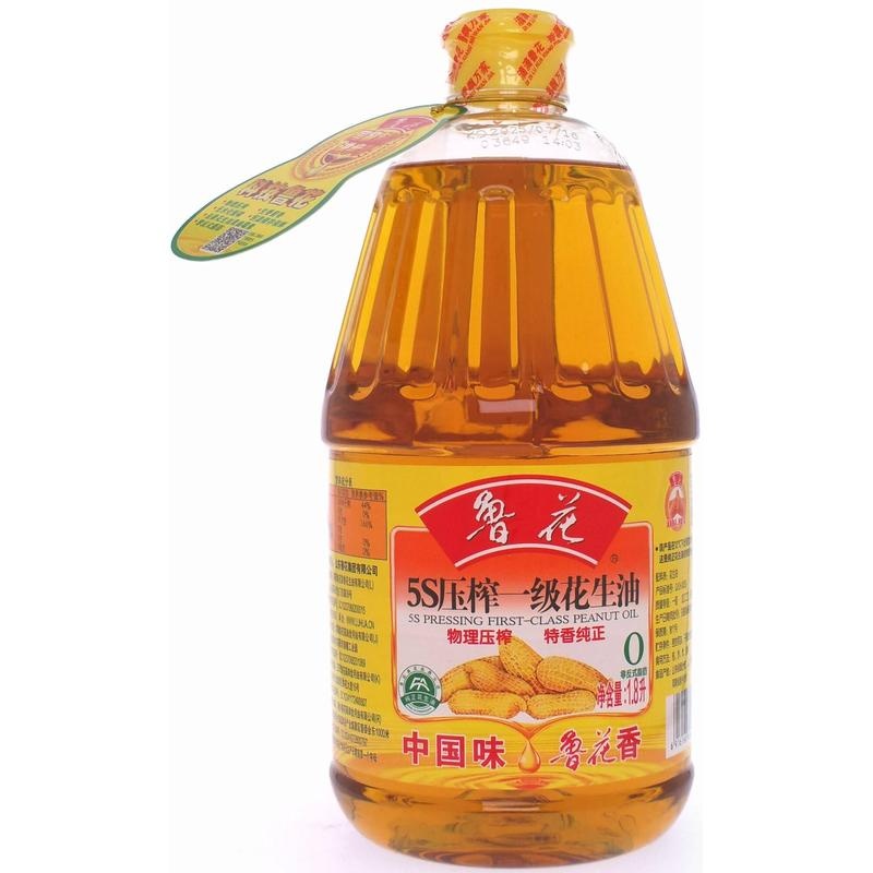 鲁花5S压榨一级花生油1.8L