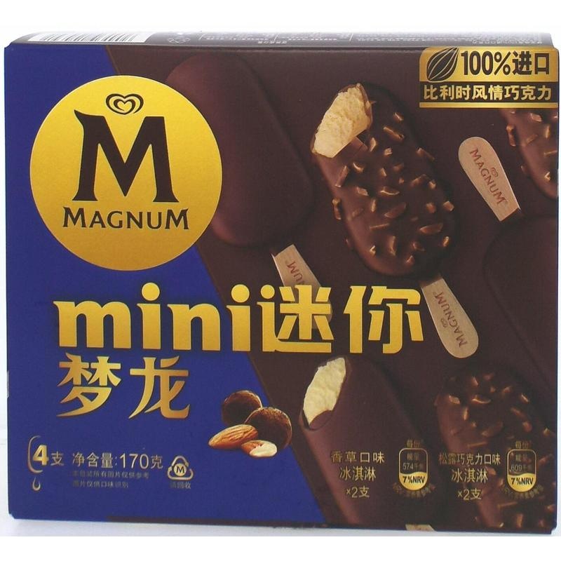 和路雪迷你梦龙香草/松露口味冰淇淋 42g*4