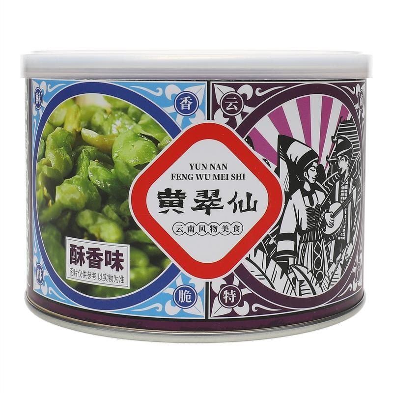 黄翠仙翡翠绿蚕豆酥香