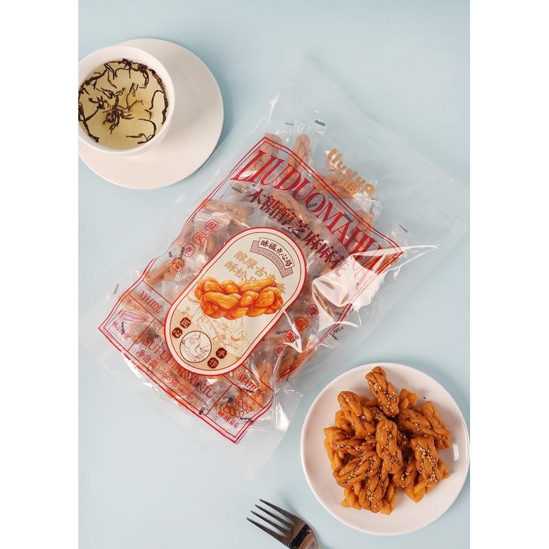 六哆木糖醇麻花芝麻味368g