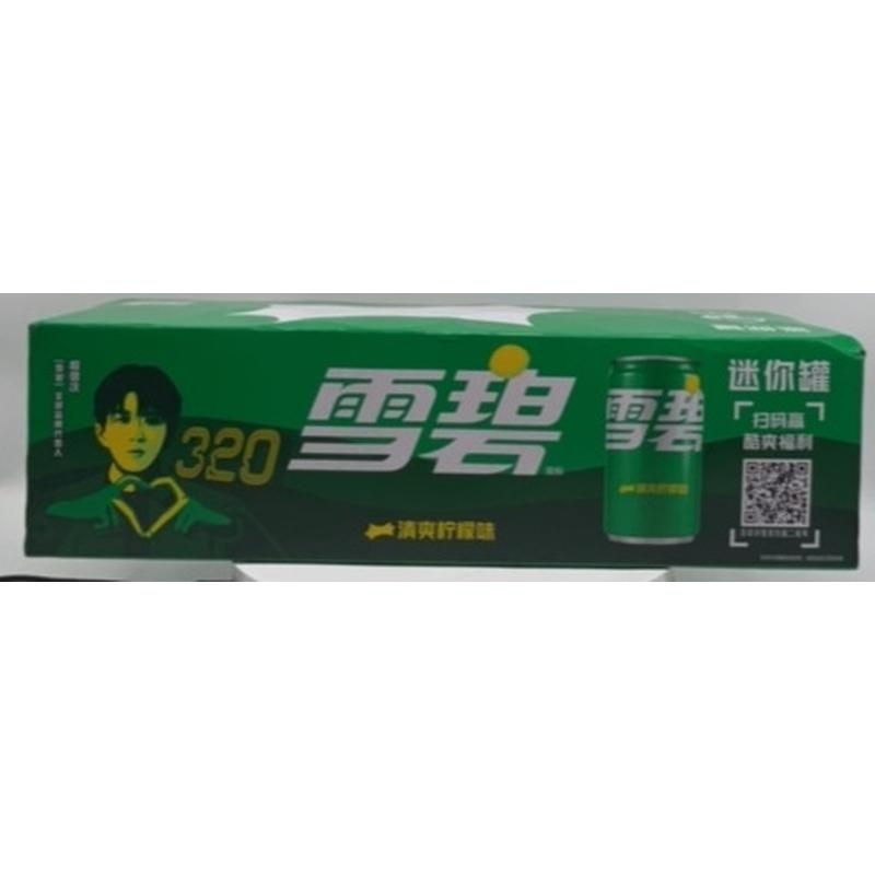 雪碧迷你罐柠檬味汽水200ml*12