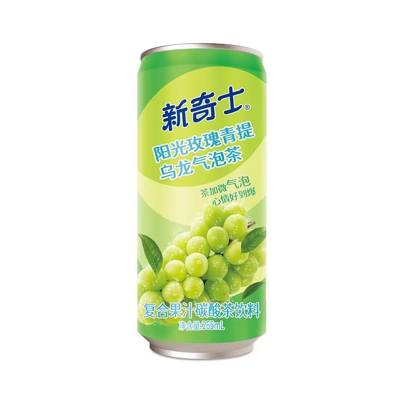 新奇士阳光玫瑰青提乌龙气泡茶265ml