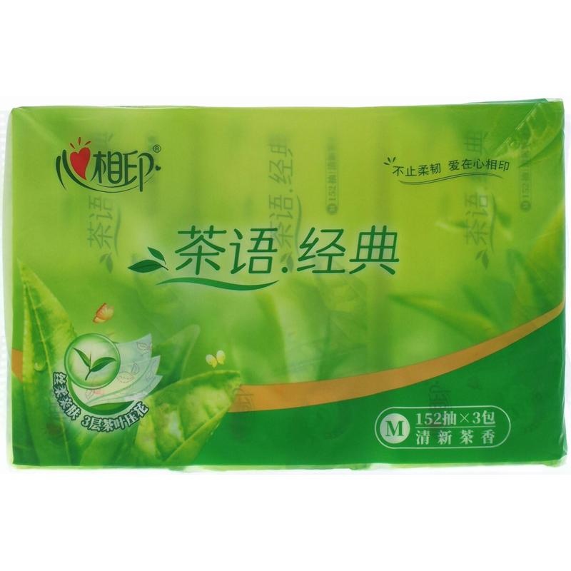 心相印茶语面巾纸456张*3