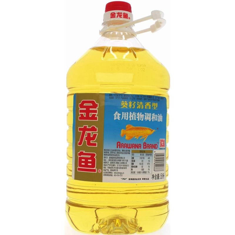 金龙鱼葵花籽食用调和油5L