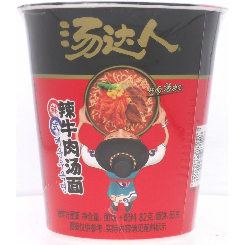 统一汤达人韩式辣牛肉汤面82g